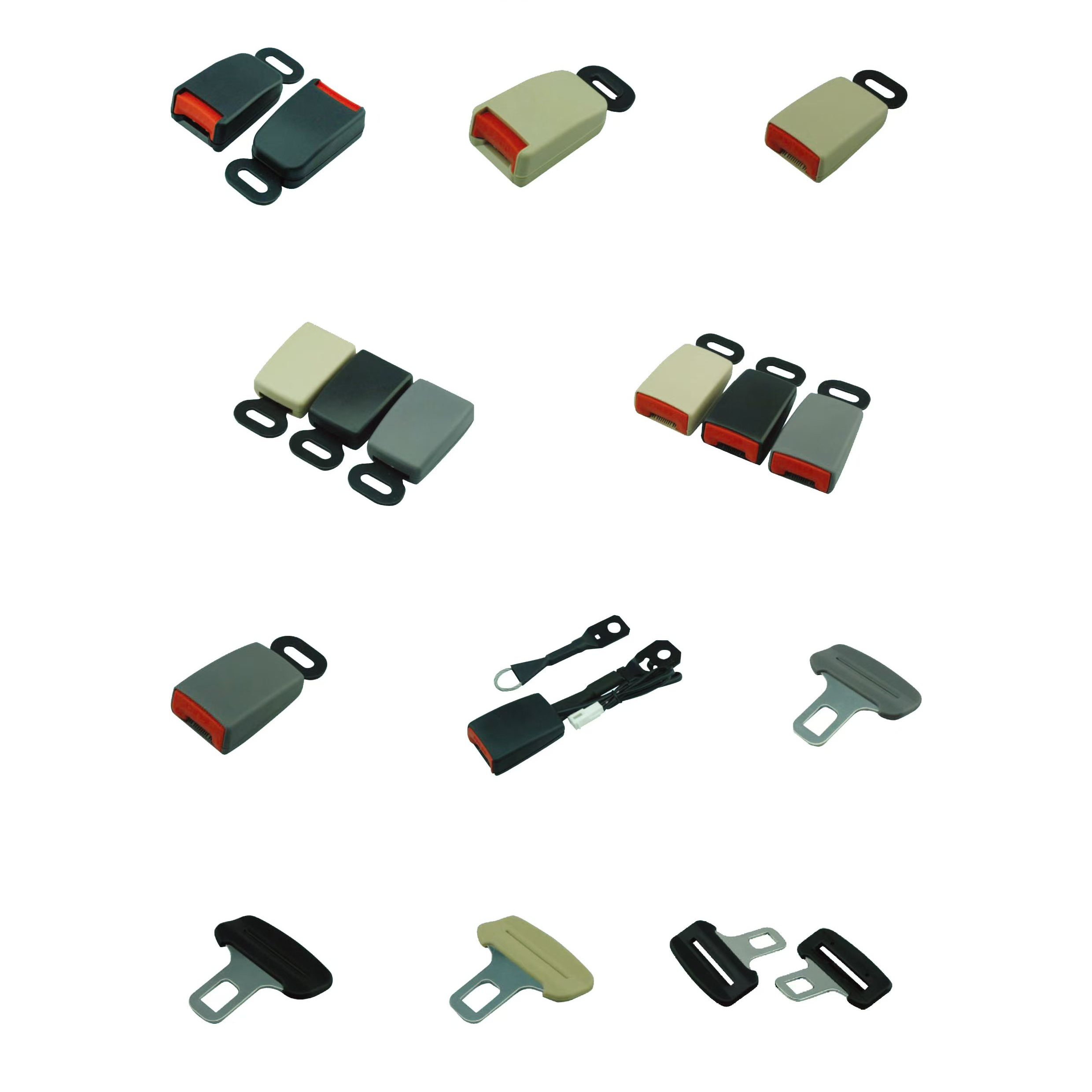 Seat belt buckle series