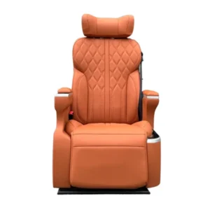 YZ-A01 Luxury Custom Car Seats with Butterfly Headrest Front View
