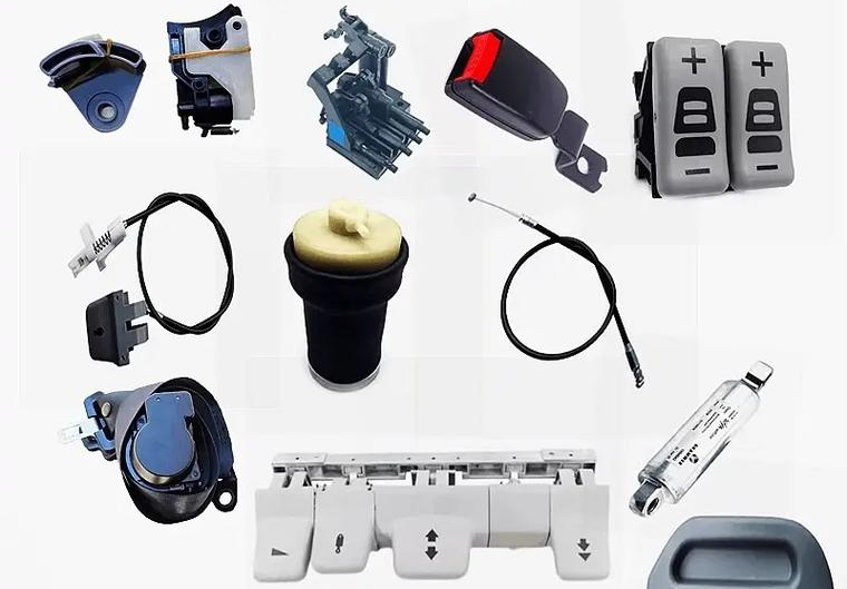 Car seat parts banner