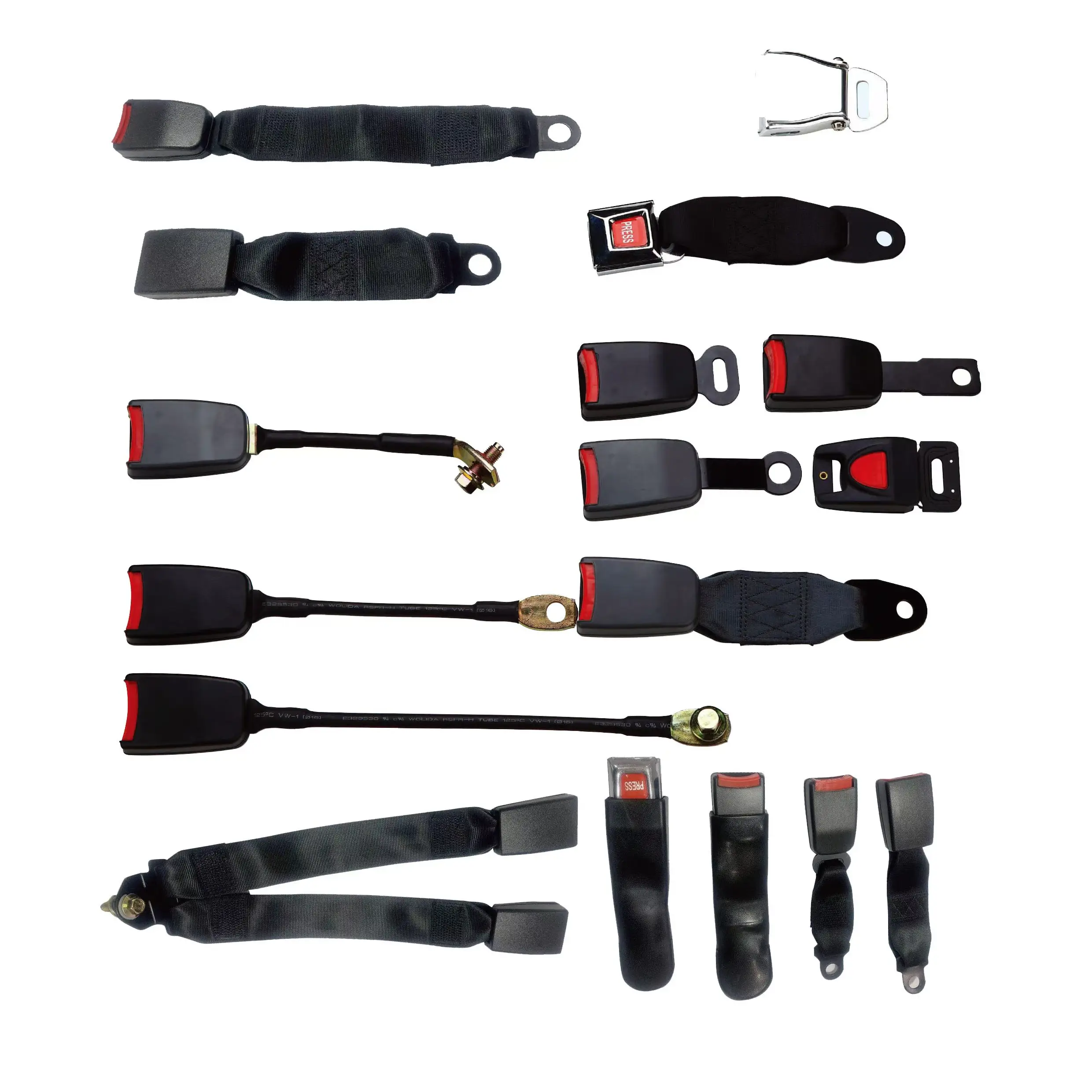 Série de boucles de ceinture de sécurité