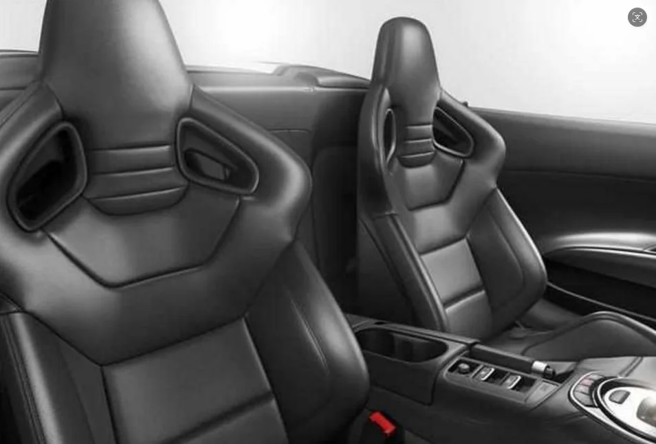 2-Faux Leather Car Seats