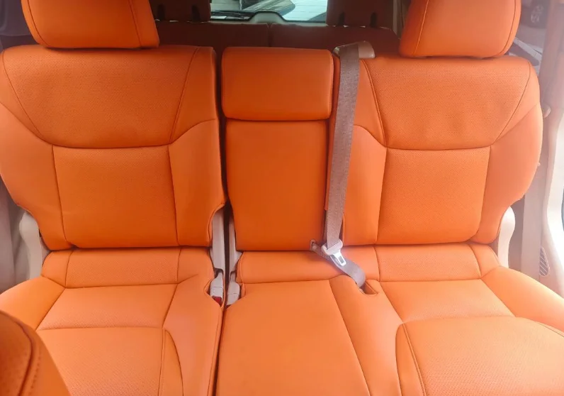 2-faux Leather car Seat
