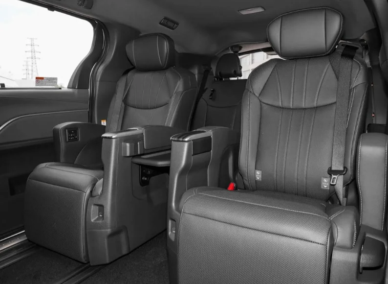 Black Electric Car Seats
