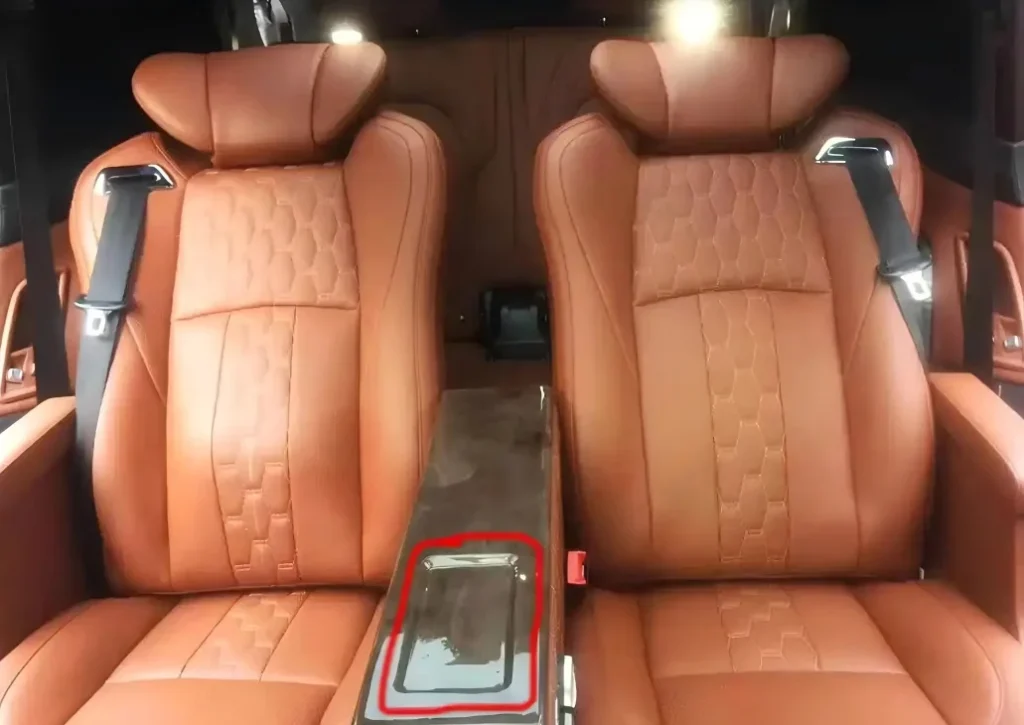 Asientos de lujo personalizados para la fila central del BMW X7