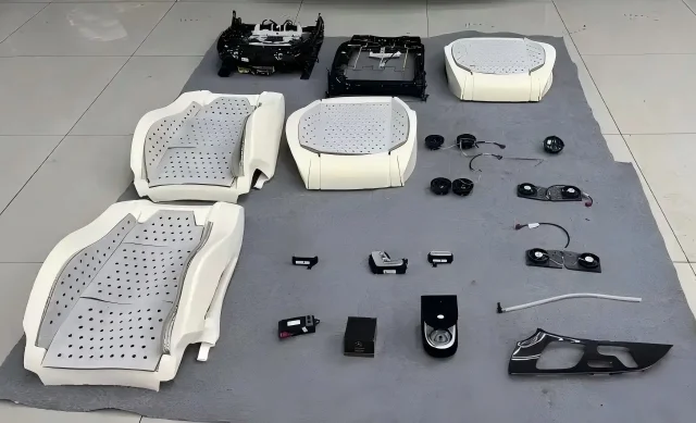 Preparación e inspección preliminar de las piezas de las sillas de coche