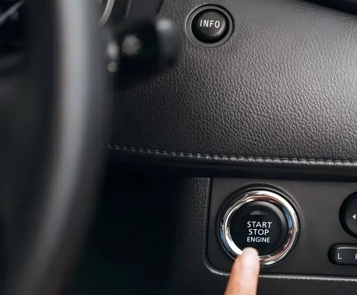Car seat ventilation and heating control buttons