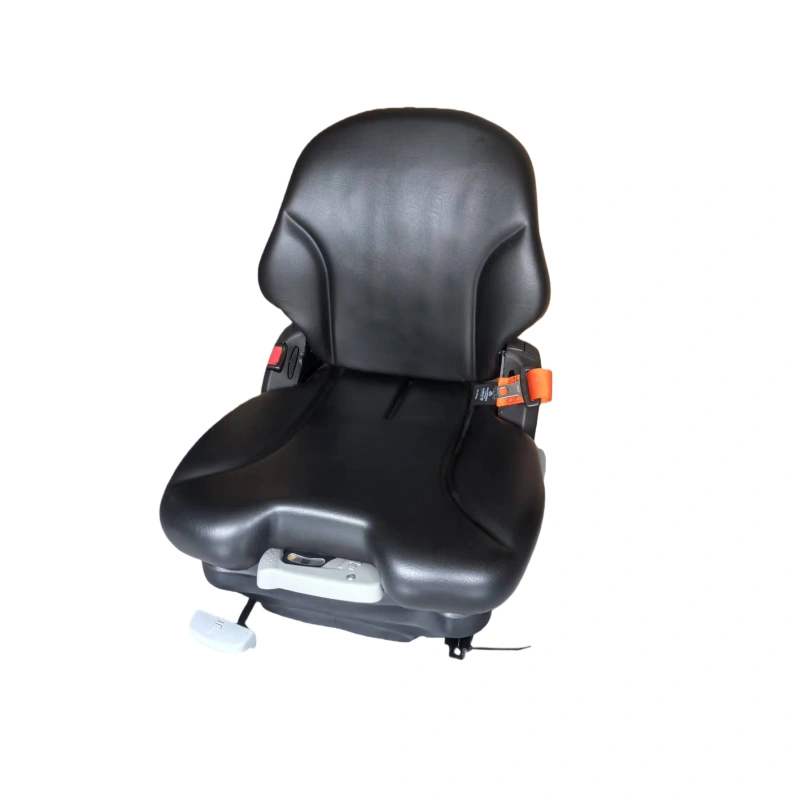 Extended Excavator Seat with Seatbelt