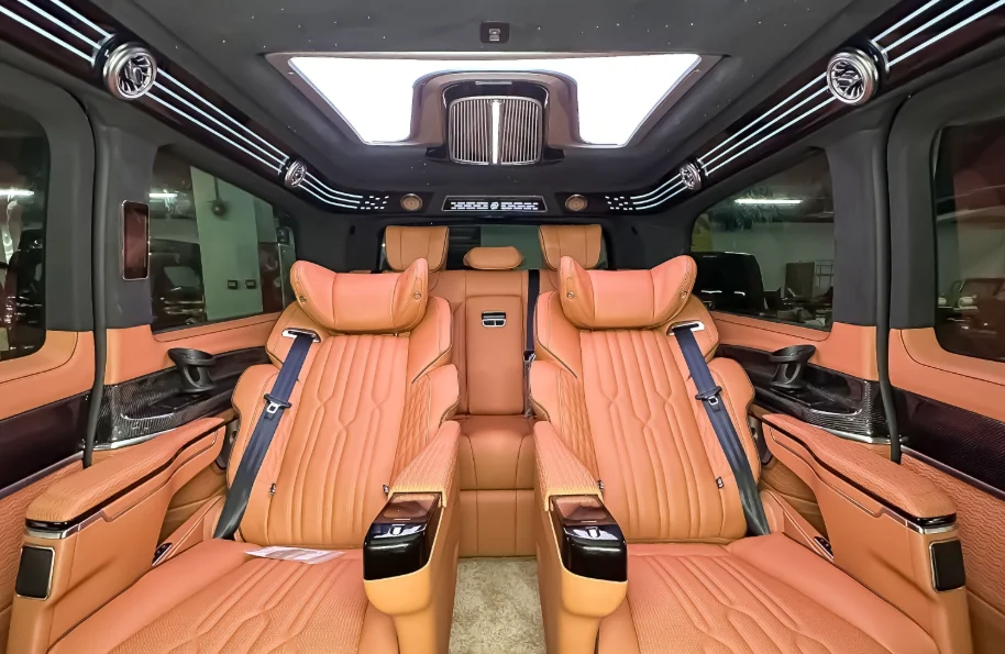 Luxury Commercial Vehicle Modification Case A Comprehensive Upgrade to Car Seats and Interiors featured picture