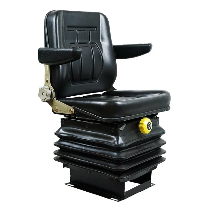 Premium, comfortable, and customizable seats suitable for forklifts, sweepers, road rollers, construction vehicles, wheel loaders, and bulldozers