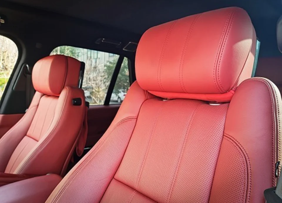 2-Modified headrests for Land Rover seats