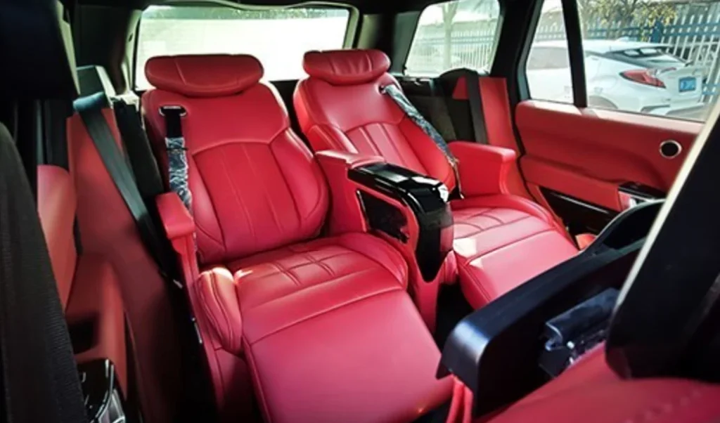 Land Rover Modification Comprehensive Upgrade of Red Seats and Interior featured picture