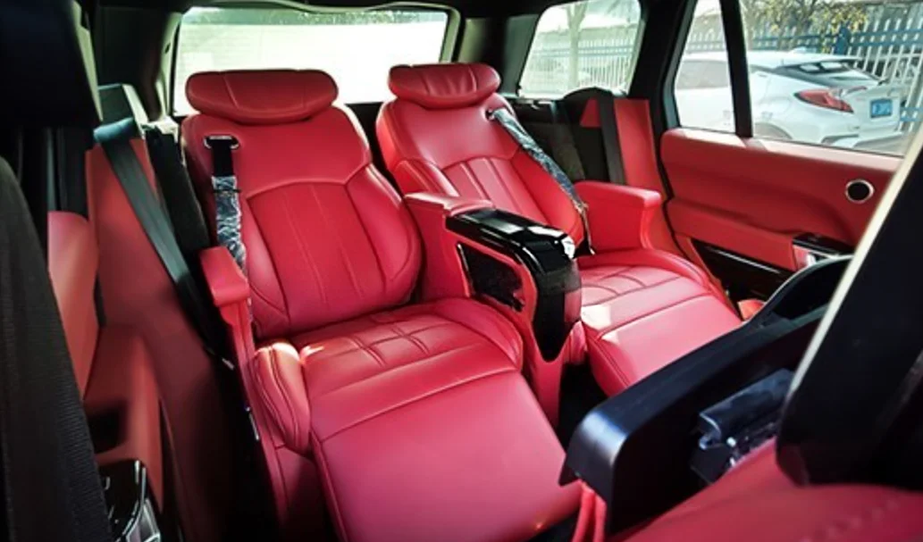 Land Rover Modification Comprehensive Upgrade of Red Seats and Interior featured picture